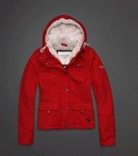 dames abercrombie fitch donsjassen hooded rood Breda Shop cfjbh568